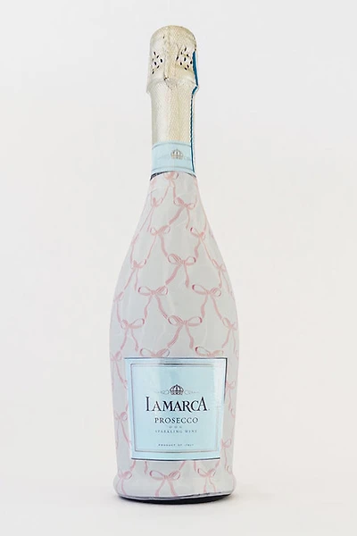 Beau Bottles Grandmillenial Pink Bows La Marca Edition Bottle Wrap