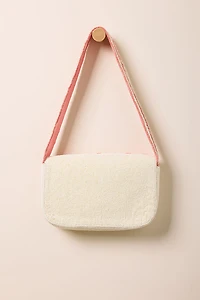 Eva Bow Beaded Shoulder Bag