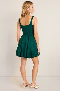 Elise Bubble Hem Mini Dress