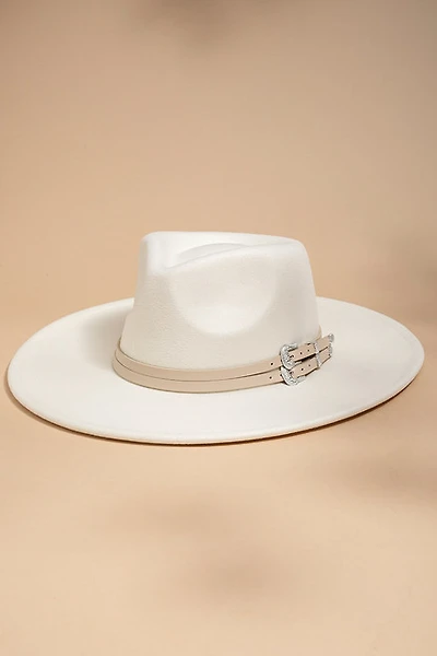 Pam Double Buckle Panama Hat