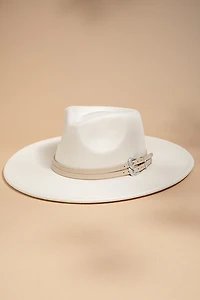Pam Double Buckle Panama Hat