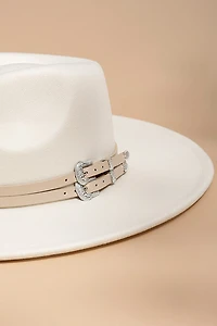 Pam Double Buckle Panama Hat
