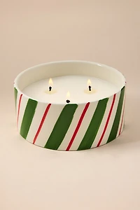 DW Home Winter Wonder Candy Stripe Jar 12oz