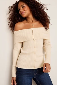 Becky Off the Shoulder Sweater