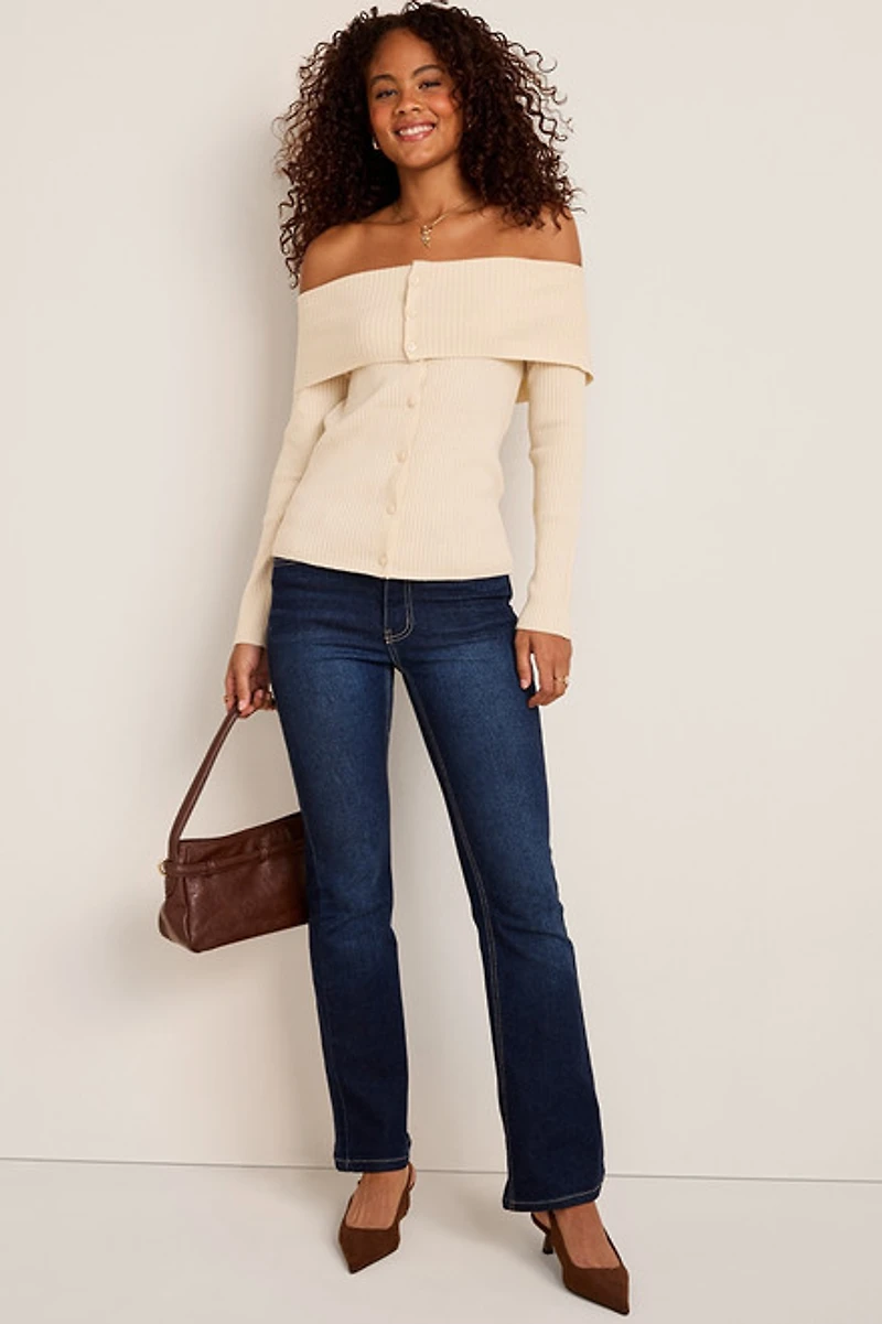 Becky Off the Shoulder Sweater