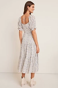 Tina Ditsy Floral Midi Dress