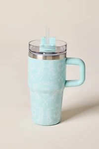 Blue Heart Bow Tumbler 20oz