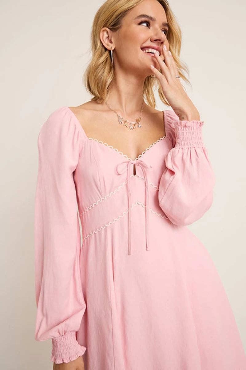 Betty Long Sleeve Mini Dress