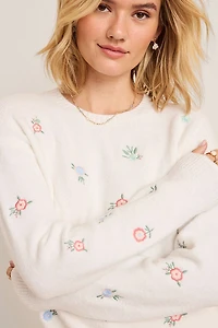 Judy Floral Embroidered Sweater