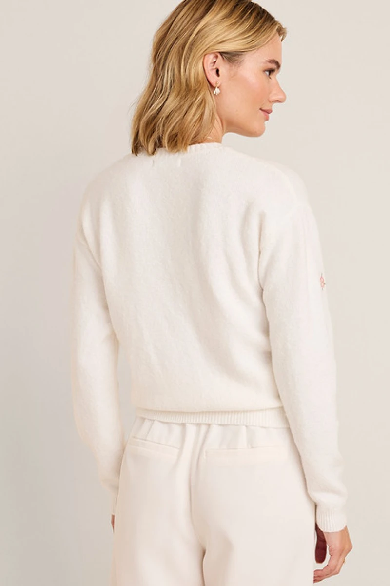 Judy Floral Embroidered Sweater