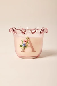 Initial Magnolia Bloom Scented Candle Jar 10oz