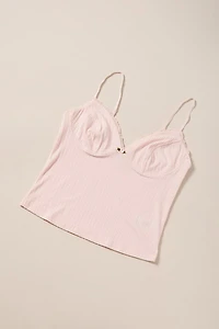 Gwen Rosette Lace Trim Cami