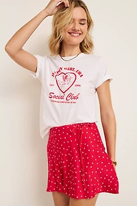 Mia Polka Dot Mini Skort