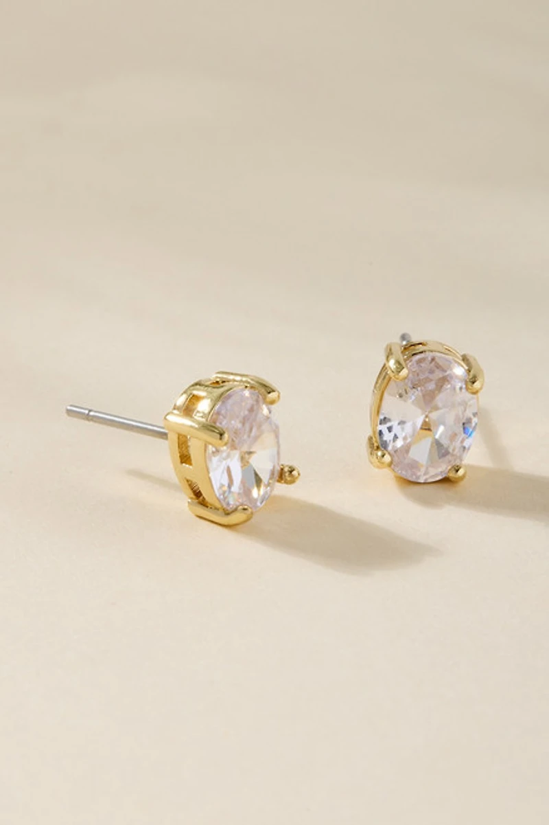 Mona Crystal CZ Stud Earring Gift Box
