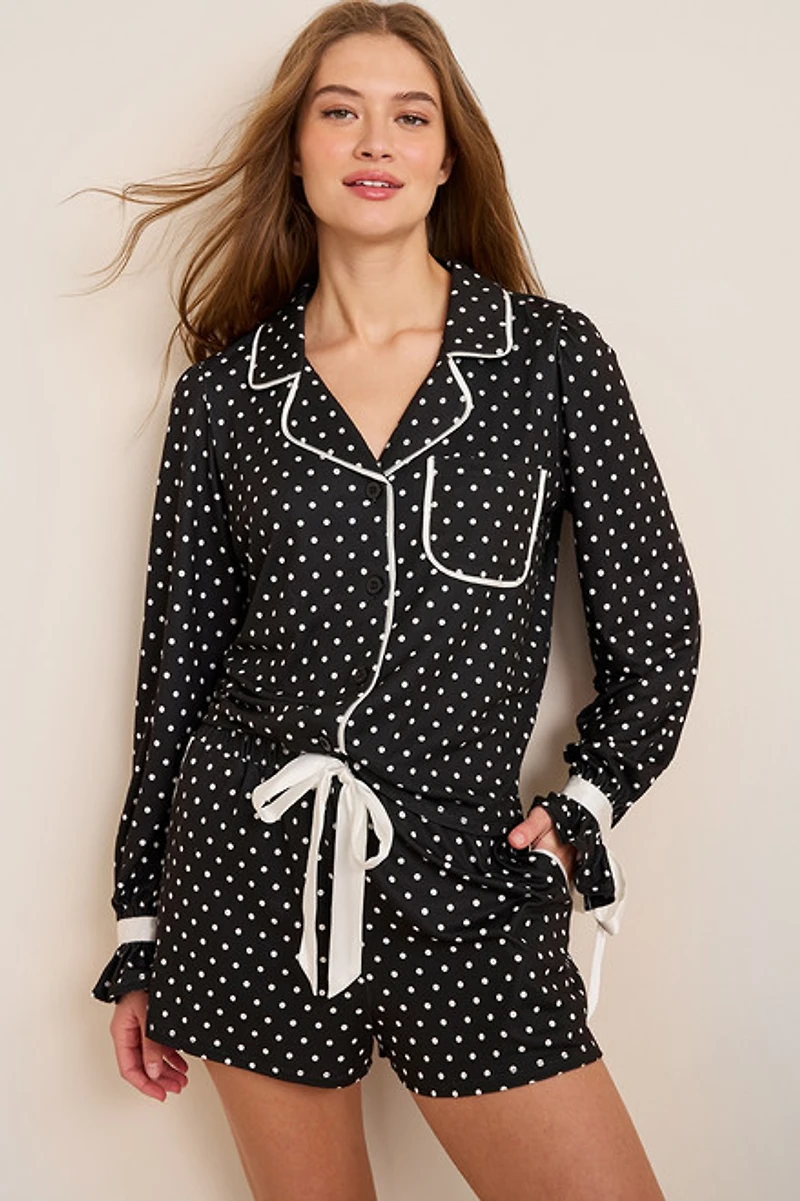 Tracey Polka Dot PJ Set