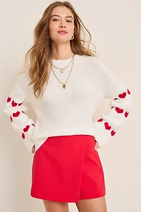 Dee Solid Twill Mini Skort