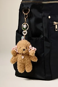Fluffy Dog Bag Charm