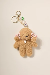 Fluffy Dog Bag Charm