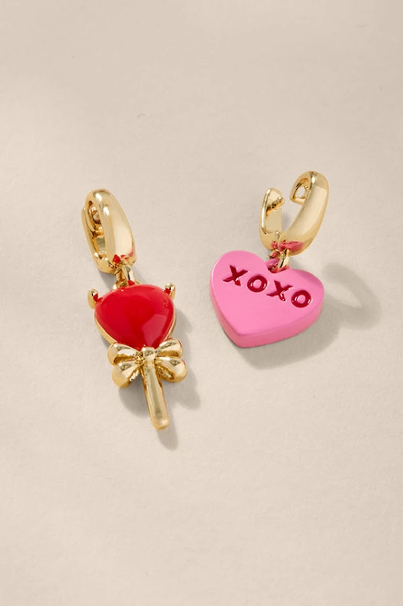 Sweetheart and Lolli Pop Gold Charm Set