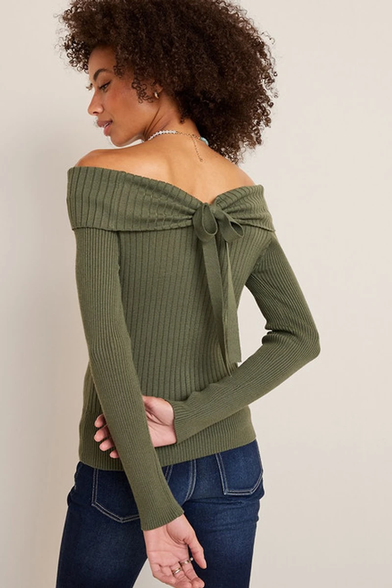 Logan Off the Shoulder Sweater