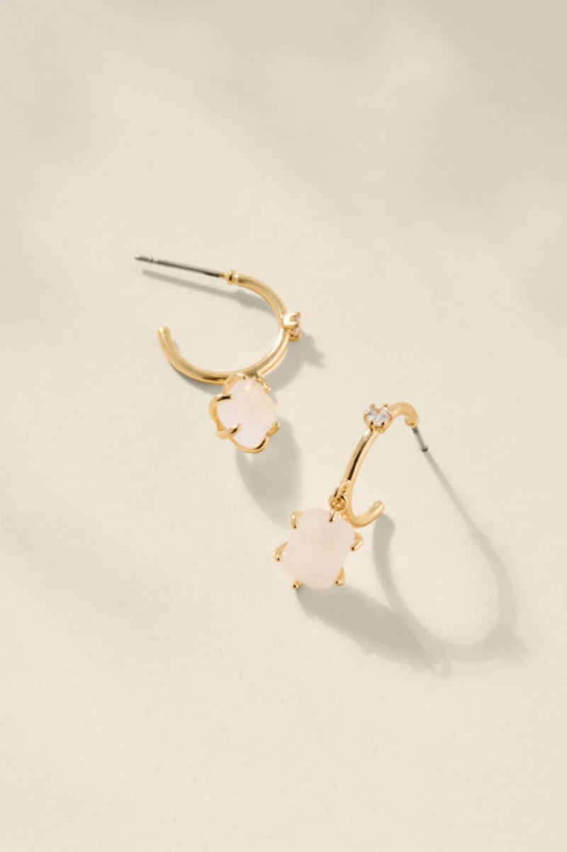 Kristy Resin Heart Mini Drop Earrings