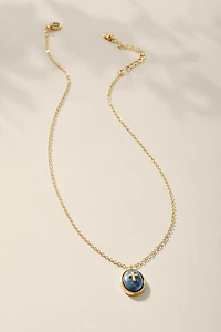 Faith Lapis Lazuli Cross Pendant Necklace