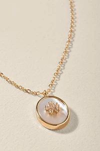 Mom Box Carded Pearl Pendant Necklace