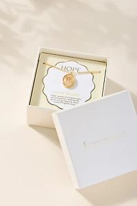 Hope Clear Quartz Bow Pendant Necklace