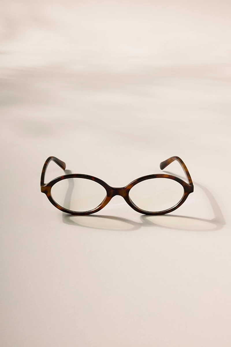 Carla Slim Oval Blue Light Glasses