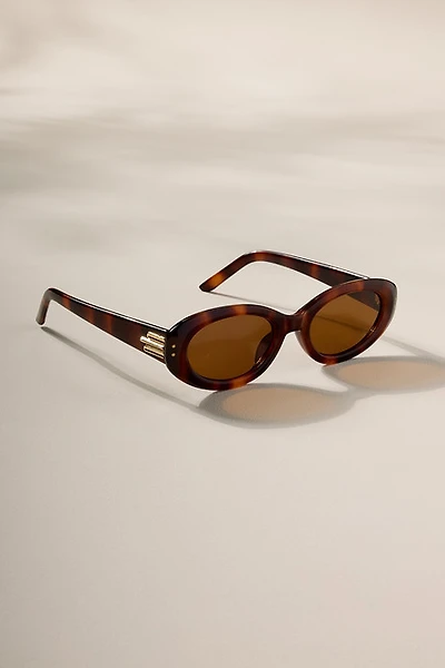 Lara Tort Shell Oval Sunglasses