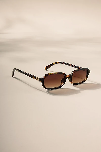 Carol Slim Rectangle Sunglasses