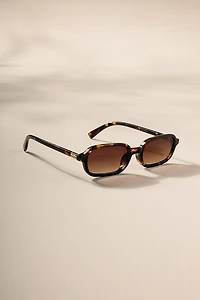 Carol Slim Rectangle Sunglasses
