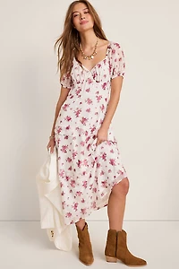 Hannah Floral Tiered Maxi Dress