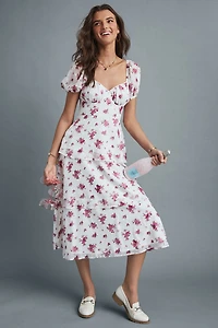 Hannah Floral Tiered Maxi Dress