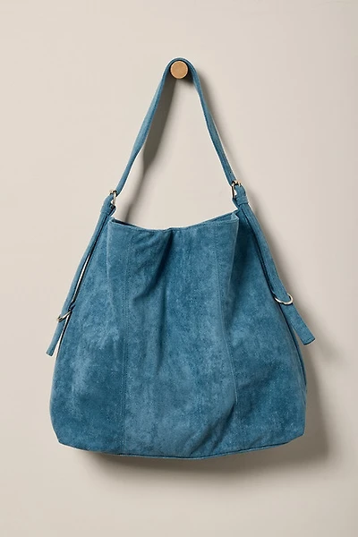 Nancy Suede Slouchy Tote Bag