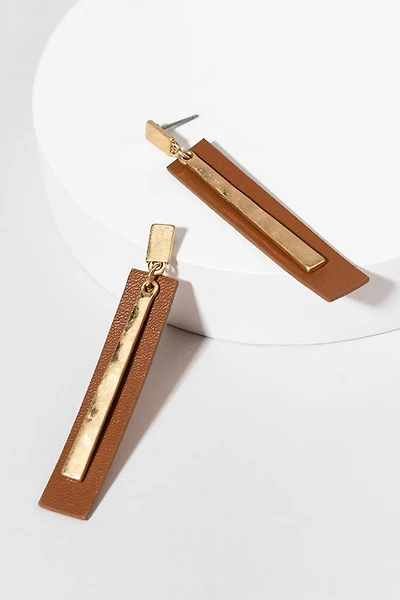 Izzie Bar Dropped Earrings