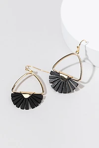 Zoe Fan Teardrop Earrings