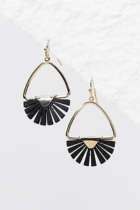 Zoe Fan Teardrop Earrings