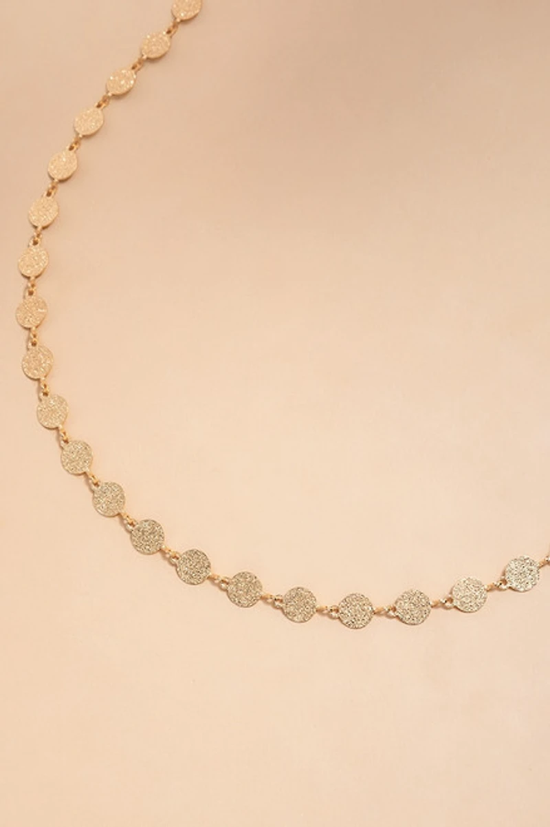 Hillary Circle Strand Necklace