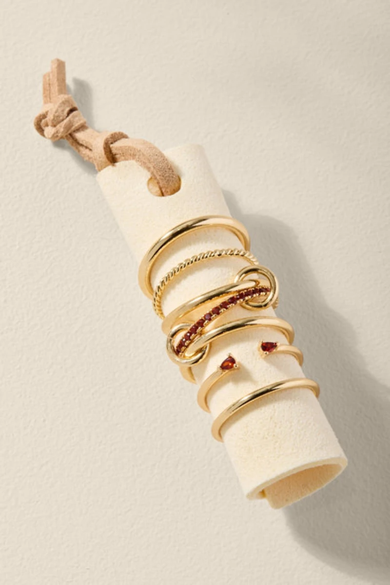 Isabelle Interlocked Ring Set