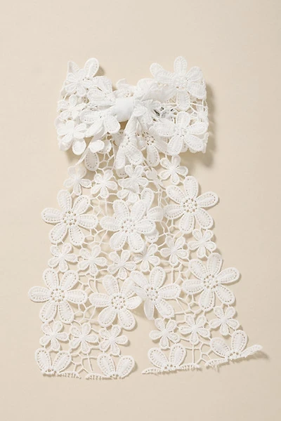 Mia Floral Crochet Hair Barrette
