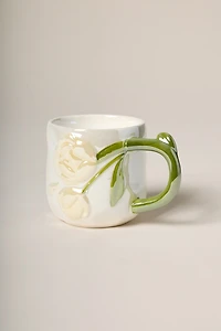 Yellow Rose Ceramic Mug 15oz
