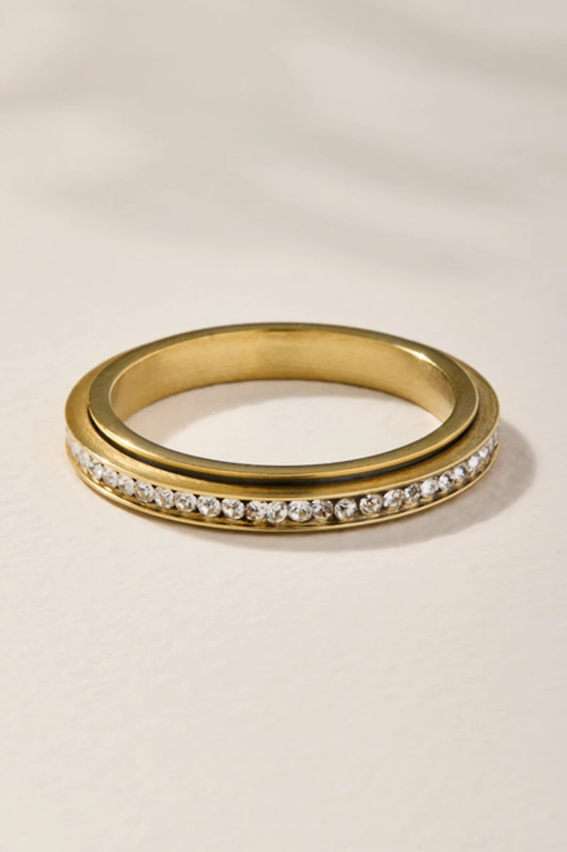 Anti Anxiety Stainless Steel Fidget Ring