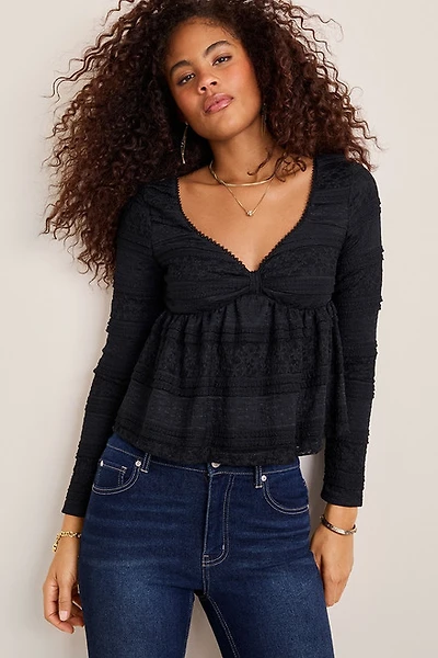 Sarah Long Sleeve Knit Top