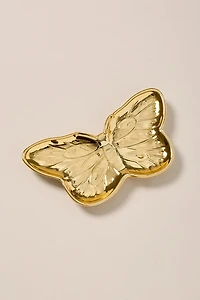 Golden Butterfly Trinket Dish