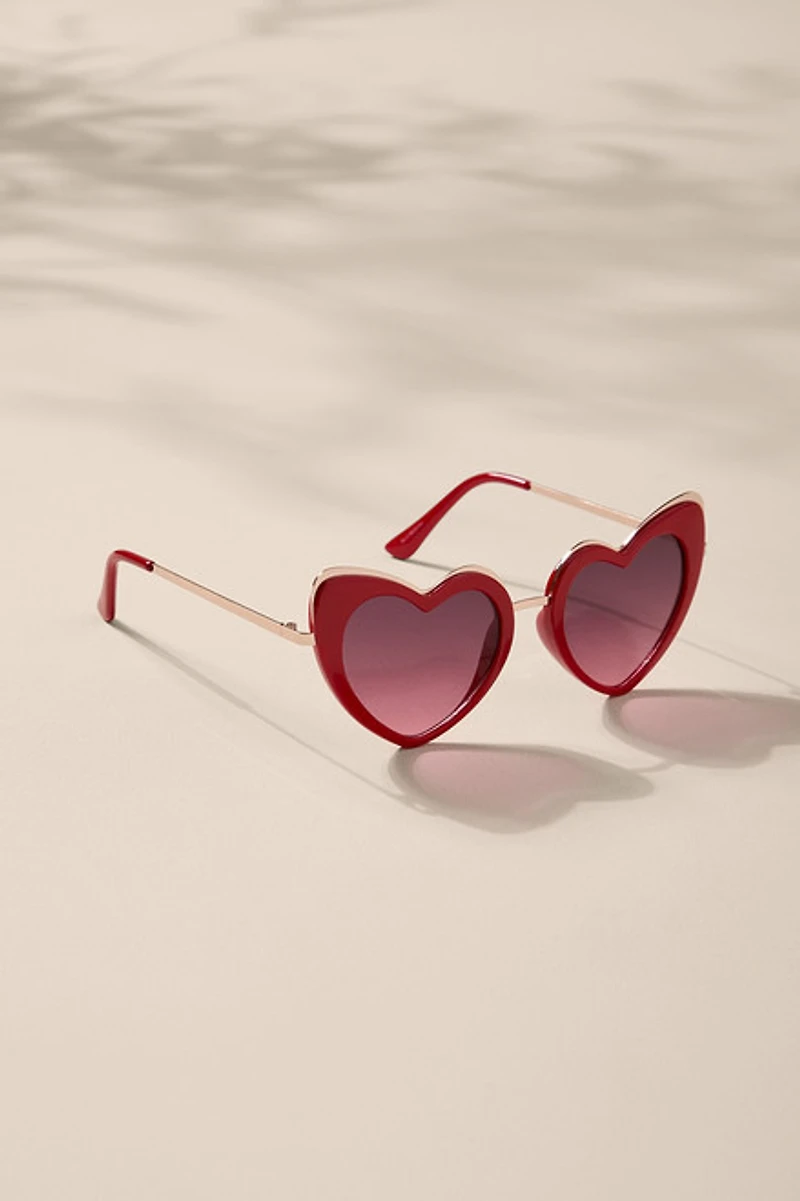 Stephanie Heart Shaped Sunglasses