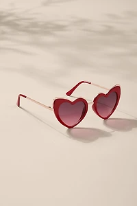 Stephanie Heart Shaped Sunglasses