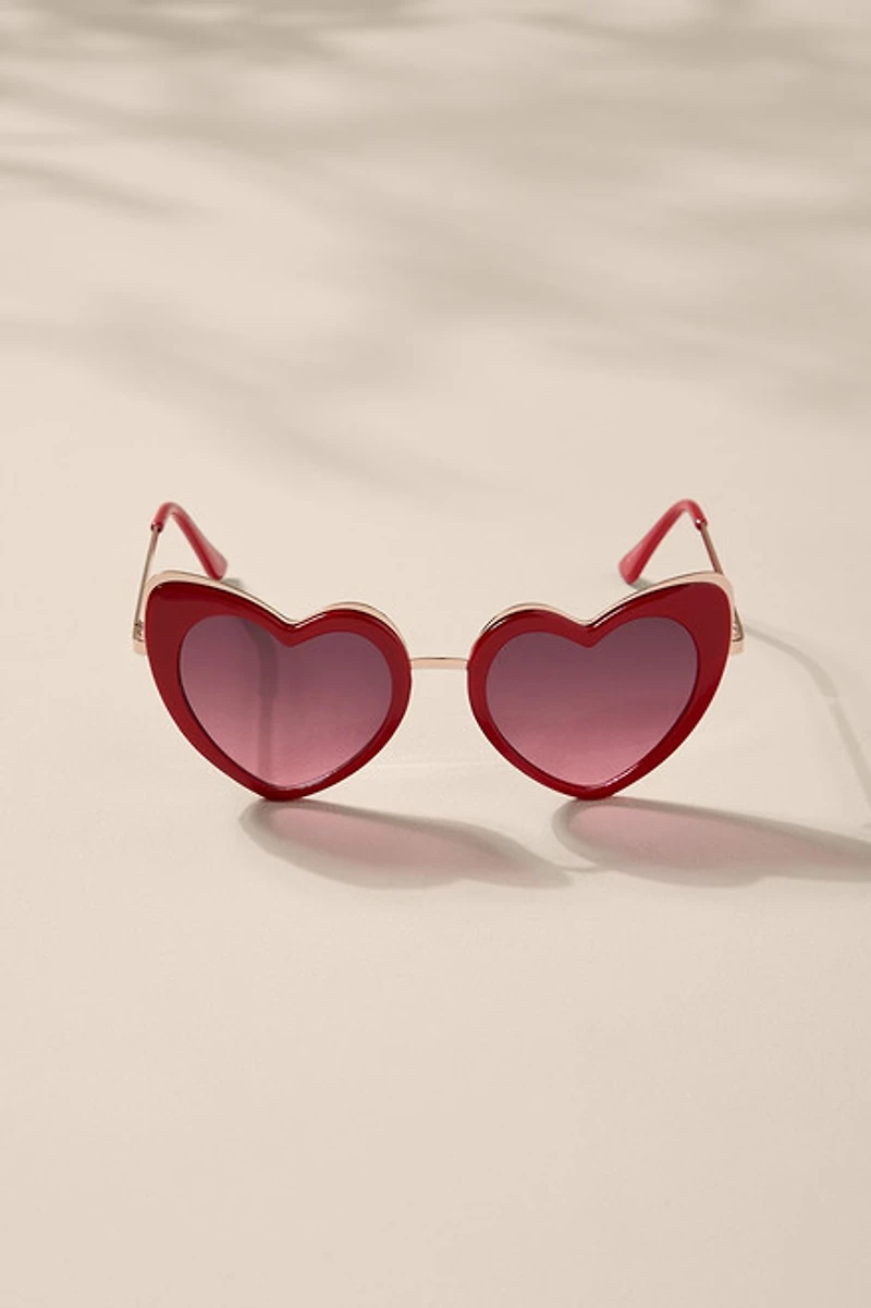 Stephanie Heart Shaped Sunglasses