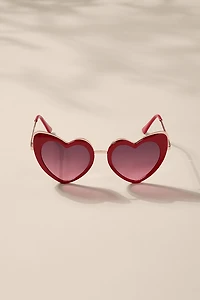Stephanie Heart Shaped Sunglasses
