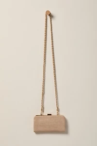 Nina Large Faux Leather Beige Card Case